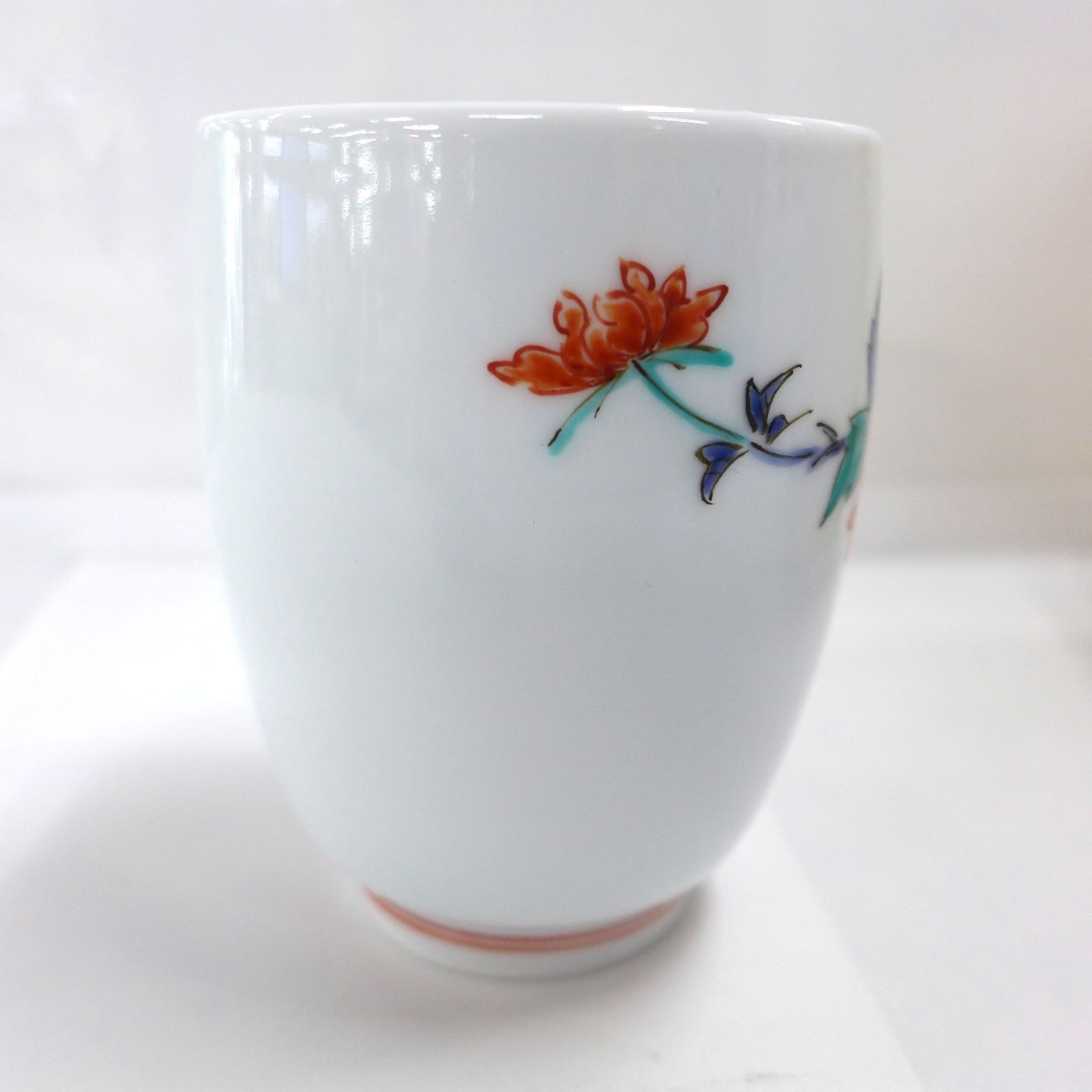 未使用 13代 酒井田 柿右衛門 錦 牡丹文 湯呑 公田店 - メルカリ