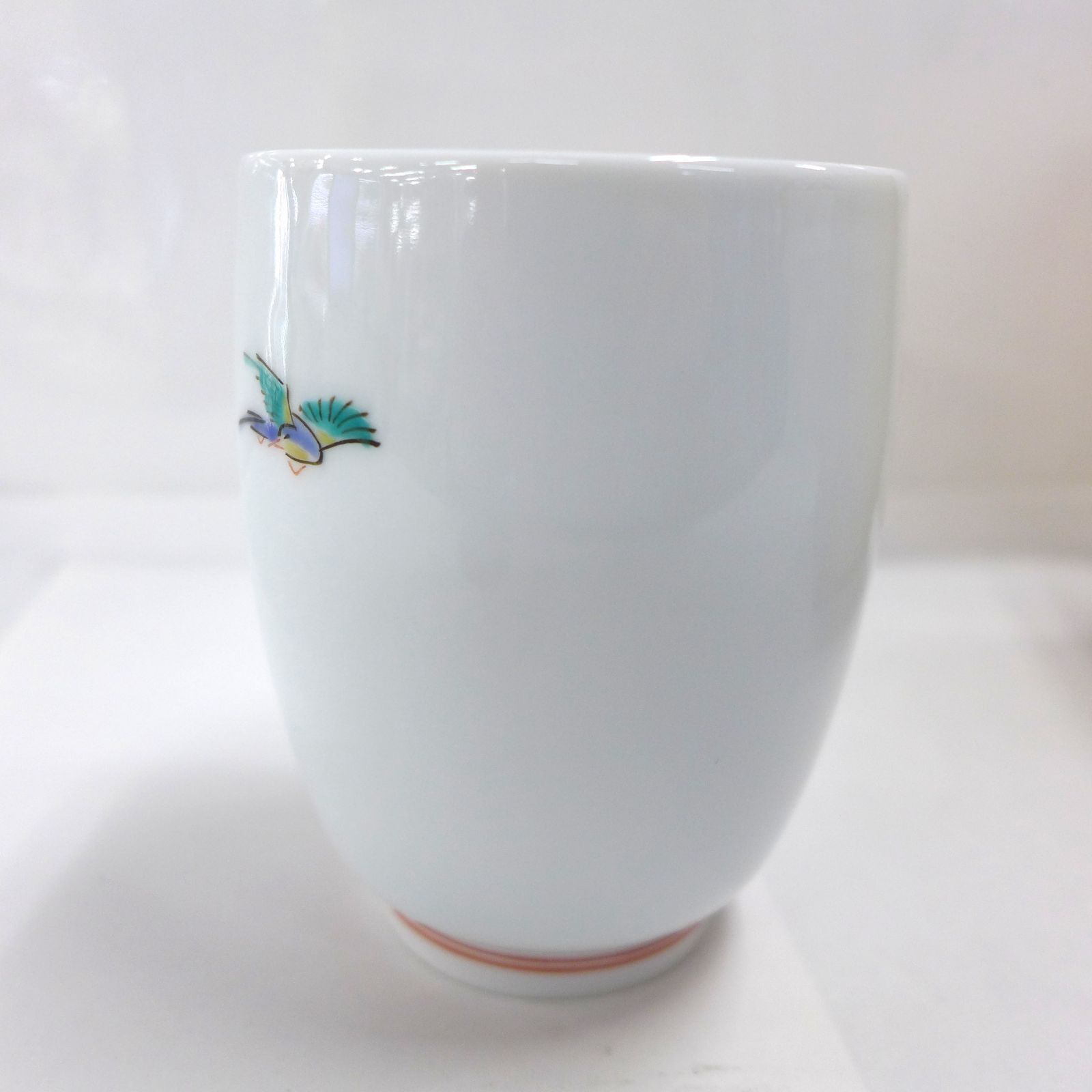 未使用 13代 酒井田 柿右衛門 錦 牡丹文 湯呑 公田店 - メルカリ