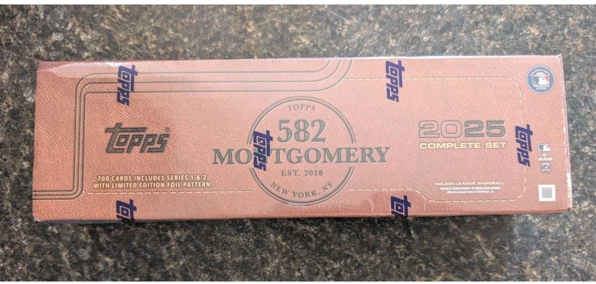 TOPPS 2025 582 モンゴメリークラブ コンプリートボックスセット