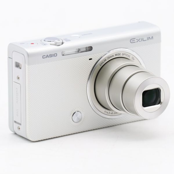 CASIO デジタルカメラ EXILIM EX-ZR60WE 自分撮りチルト液晶 オートトランスファー機能搭載 EXZR60 ホワイト