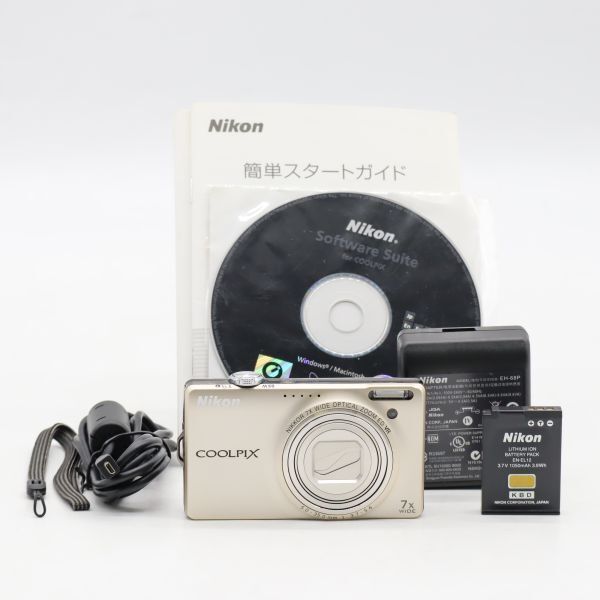 Nikon デジタルカメラ COOLPIX クールピクス S6000 シャンパンシルバー S6000SL