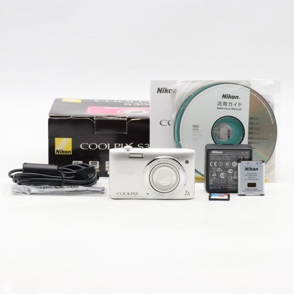 Nikon デジタルカメラ COOLPIX S3500 光学7倍ズーム 有効画素数 2005万画素 クリスタルシルバー S3500SL