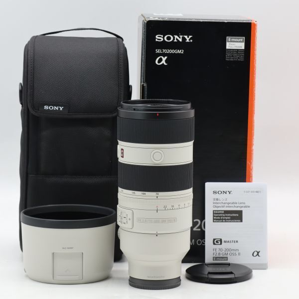 SONY ソニー 望遠ズームレンズ フルサイズ FE 70-200mm F2.8 GM OSS II G Master SEL70200GM2