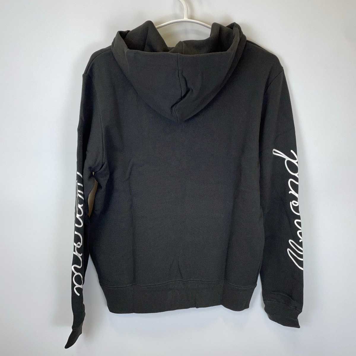 【未使用】Almond Surfboards & Design アーモンド サーフボード デザイン SCRIPT SLEEVE スウェット プルオーバー パーカー S グレー HD1906W ユニセックス 未使用】Almond Surfboards & Design アーモンド サーフボード