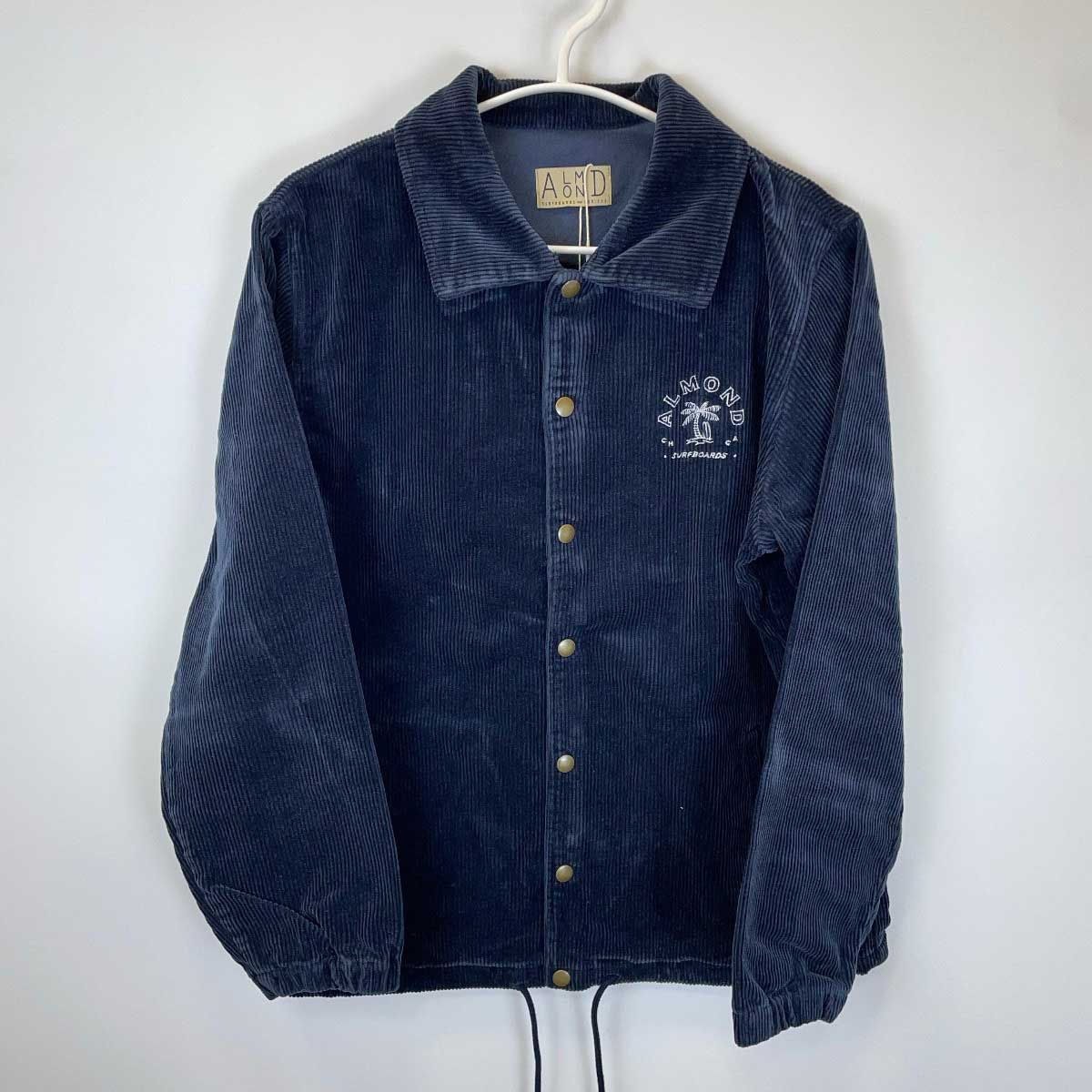 【未使用】Almond Surfboards & Design アーモンド サーフボード デザイン COUDUROY COACH コーデュロイ コーチ ジャケット M ネイビー OZ0008 ユニセックス 未使用】Almond Surfboards & Design アーモンド サーフボード