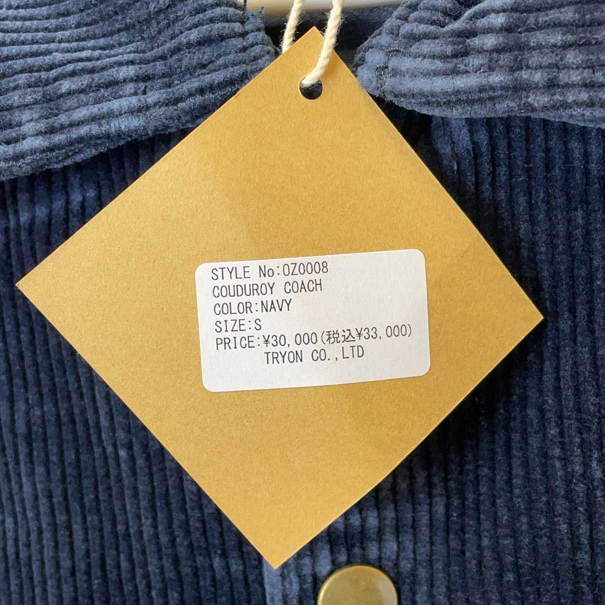 【未使用】Almond Surfboards & Design アーモンド サーフボード デザイン COUDUROY COACH コーデュロイ コーチ ジャケット M ネイビー OZ0008 ユニセックス 未使用】Almond Surfboards & Design アーモンド サーフボード