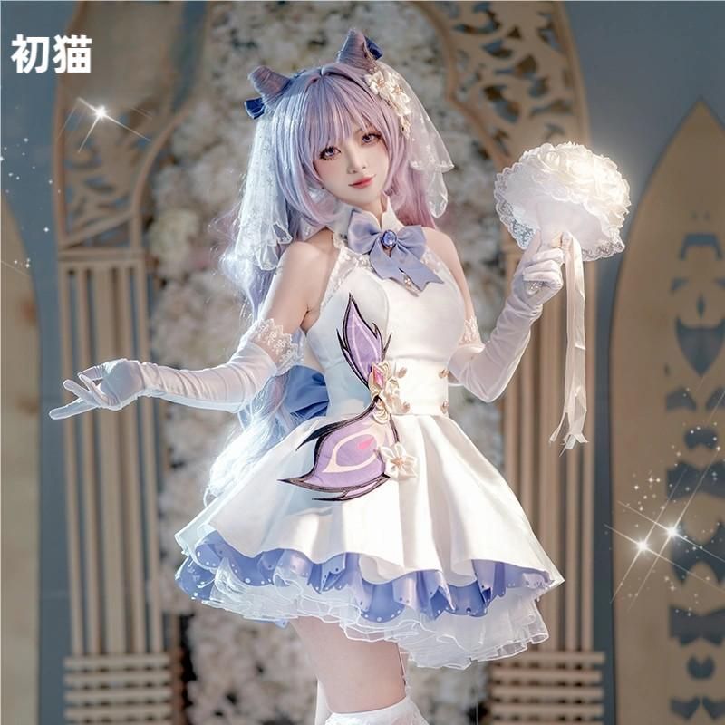 初獣猫 コスプレ花嫁 衣装 ウィッグ 職人製作