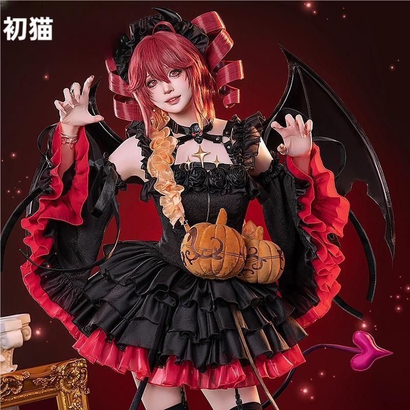 初獣猫 重音テト 小悪魔 コスプレワンピース 職人製作