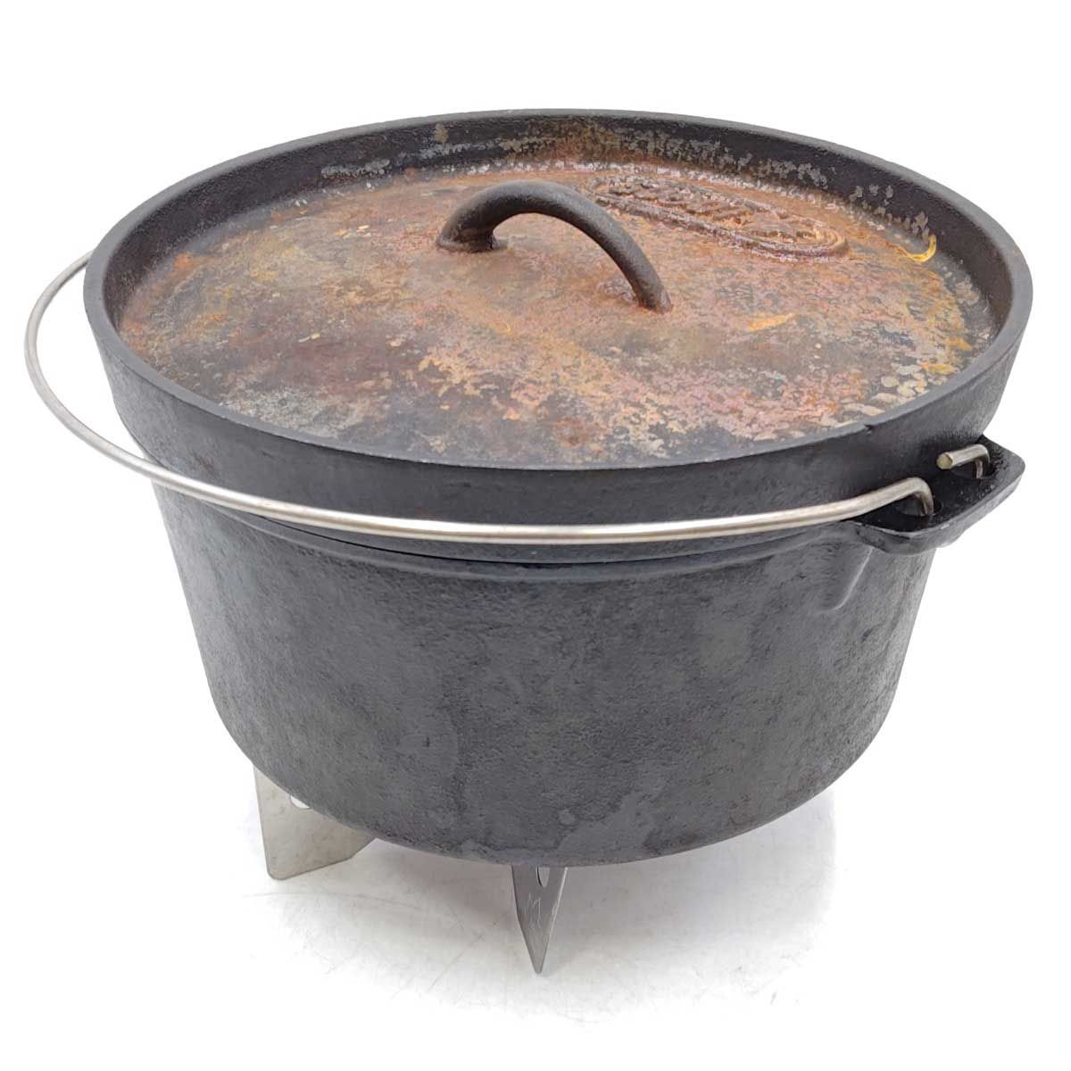 ロゴス(LOGOS) ダッチオーブン用 ウッドグリップ リッドリフター(中古品) ロングウッドグリップリフター|ギア|キッチンウェア|ダッチオーブン