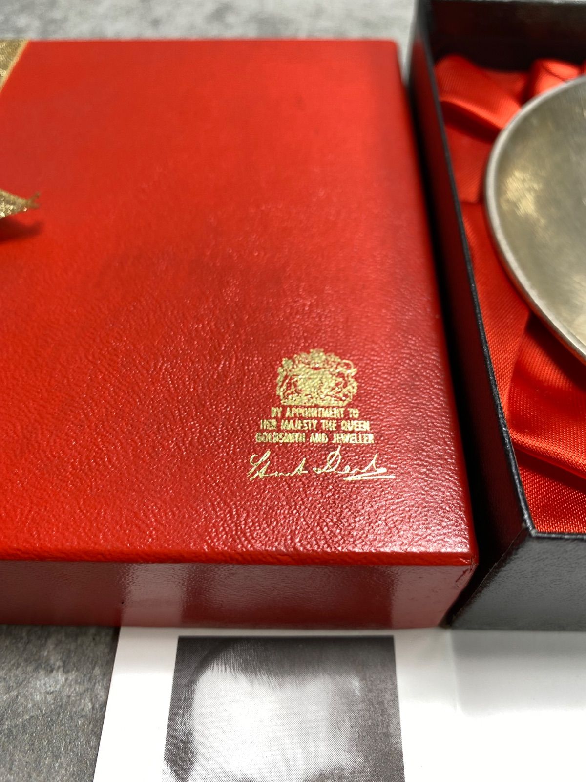 銀細工師 Stuart Devlin スチュアート デブリン 銀 ボンボン ディッシュ 王室御用達 シリアルナンバー入り