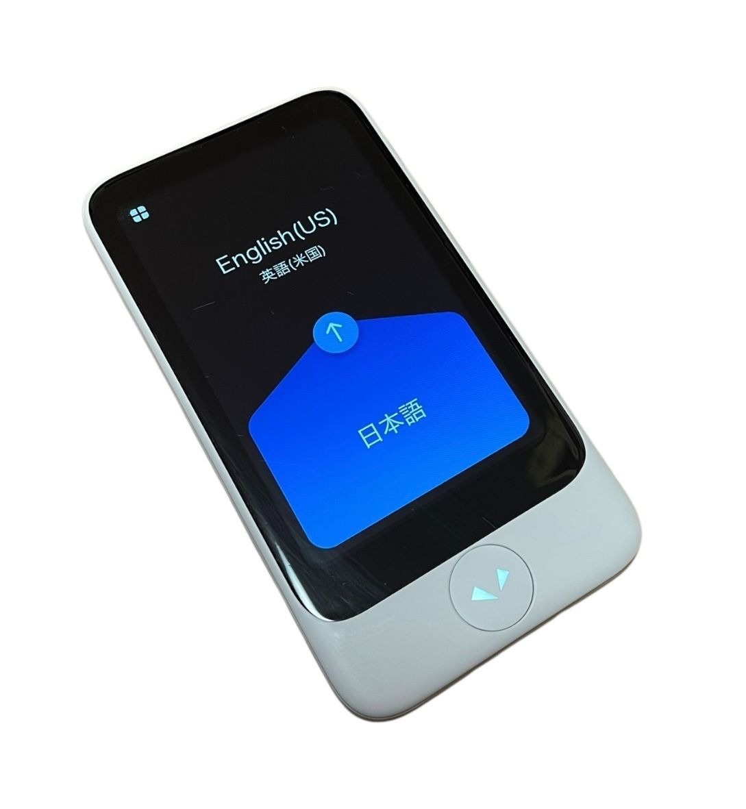管理番号3101 AI翻訳機 POCKETALK ポケトーク S Plus 1.85倍大型画面 グローバル通信2年付70言語以上対応 ホワイト PTSPGW
