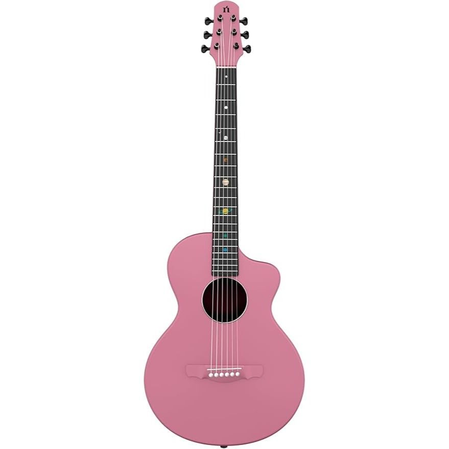Natasha ASTEROID NSX Sakura Pink ナターシャ スマートギター エ コ サクラ ピンク ミニアコースティックギター