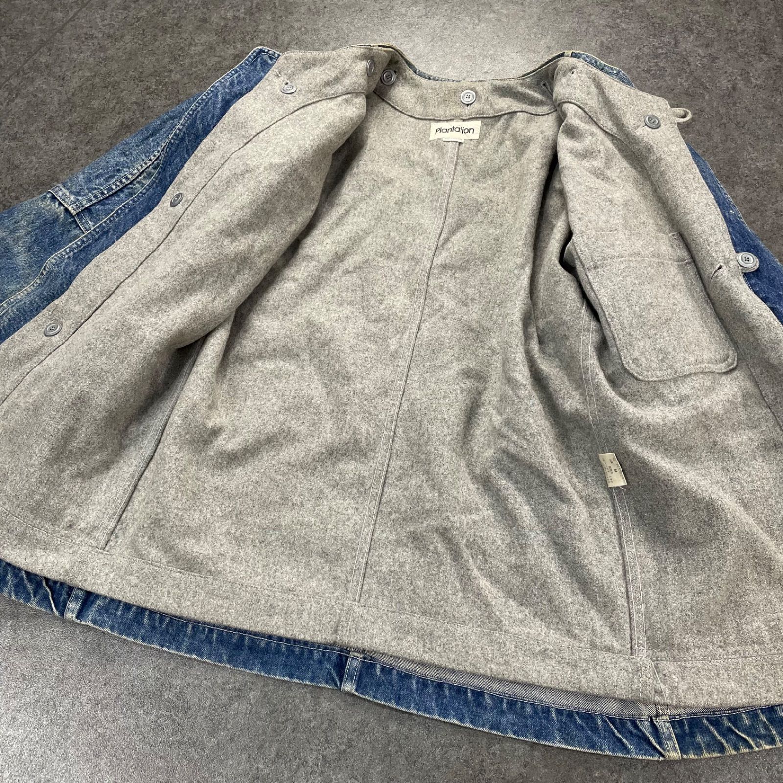 80s 90s Vintage Plantation ISSEY MIYAKE Denim Jacket