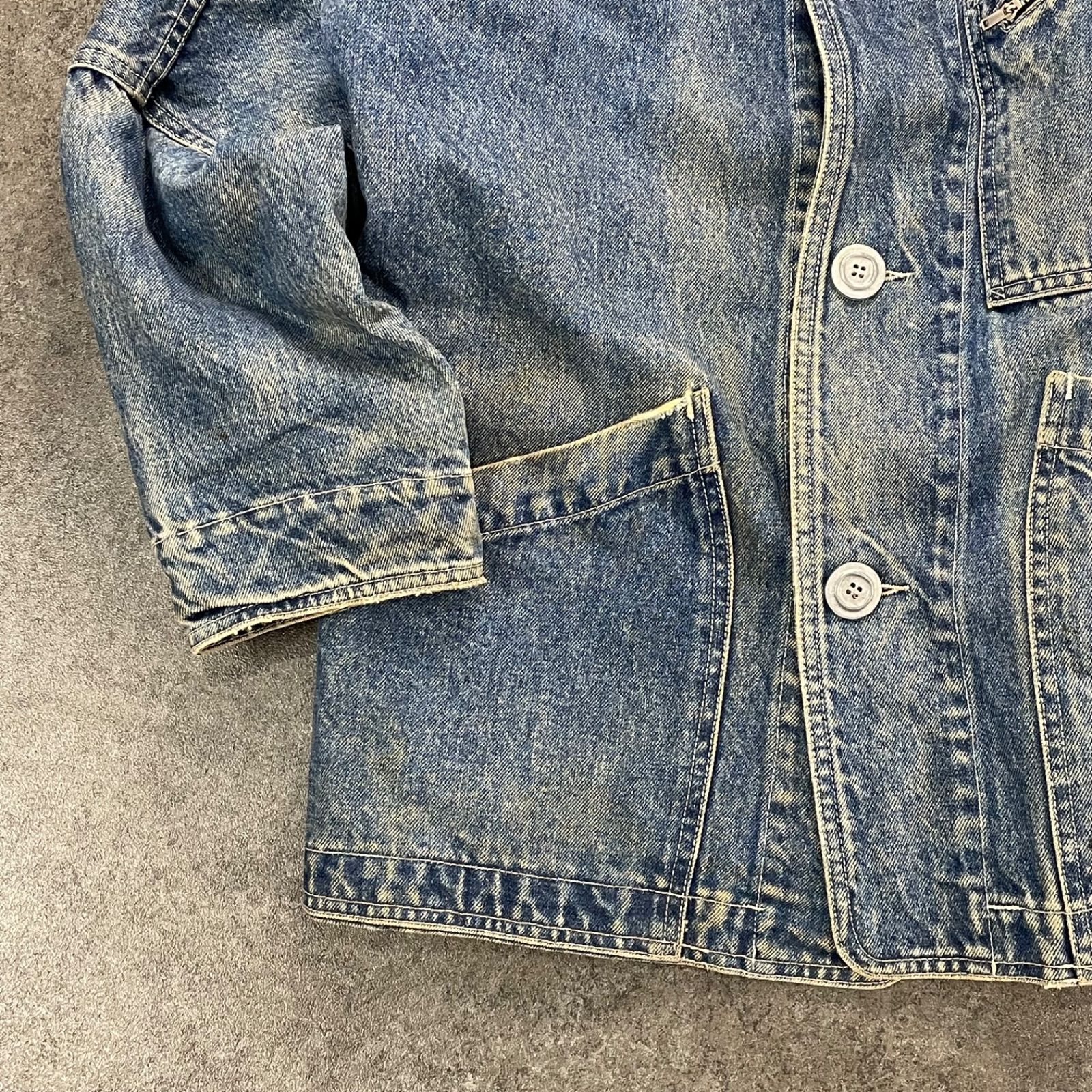 80s 90s Vintage Plantation ISSEY MIYAKE Denim Jacket