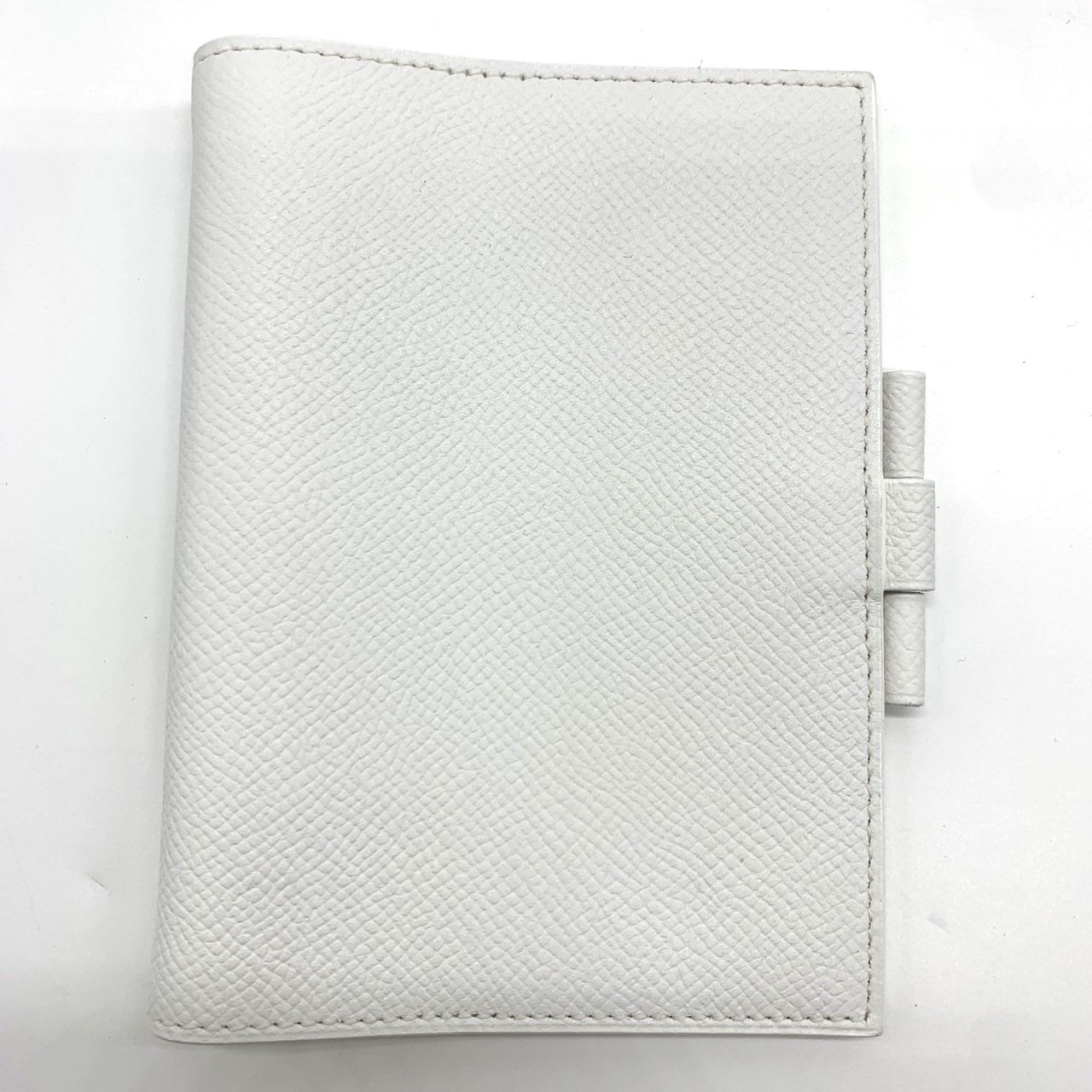 エルメス アジェンダ PM 手帳カバー ホワイト レディース メンズ HERMES Sランク