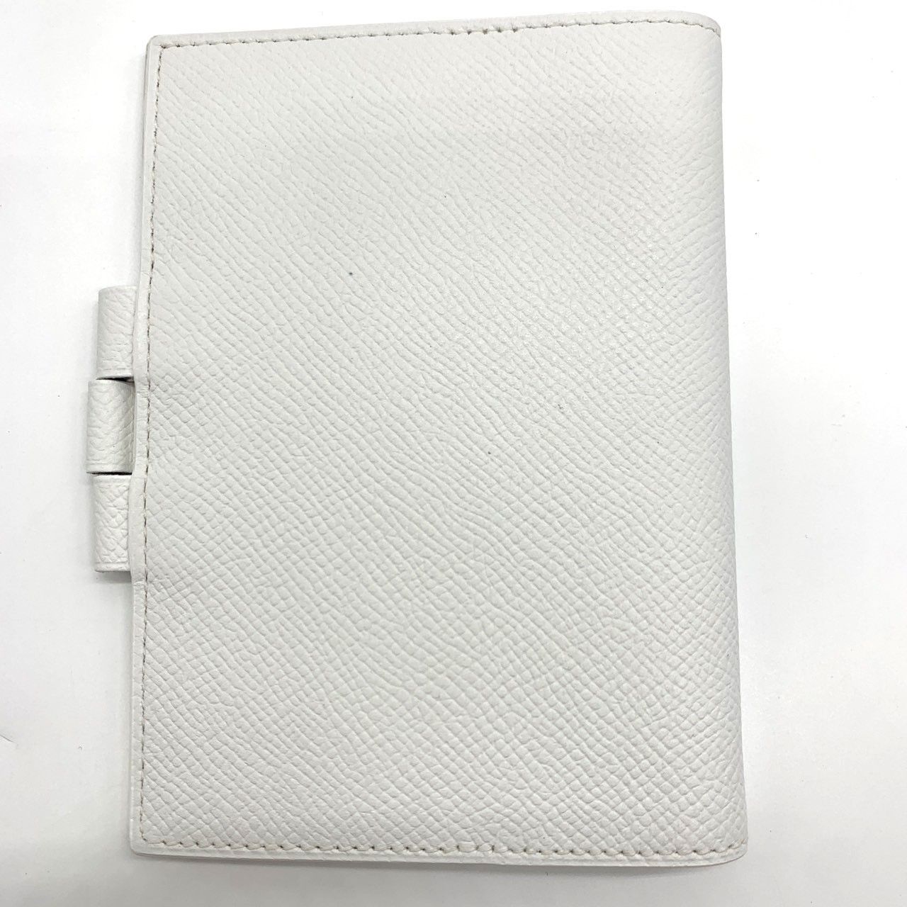 エルメス アジェンダ PM 手帳カバー ホワイト レディース メンズ HERMES Sランク