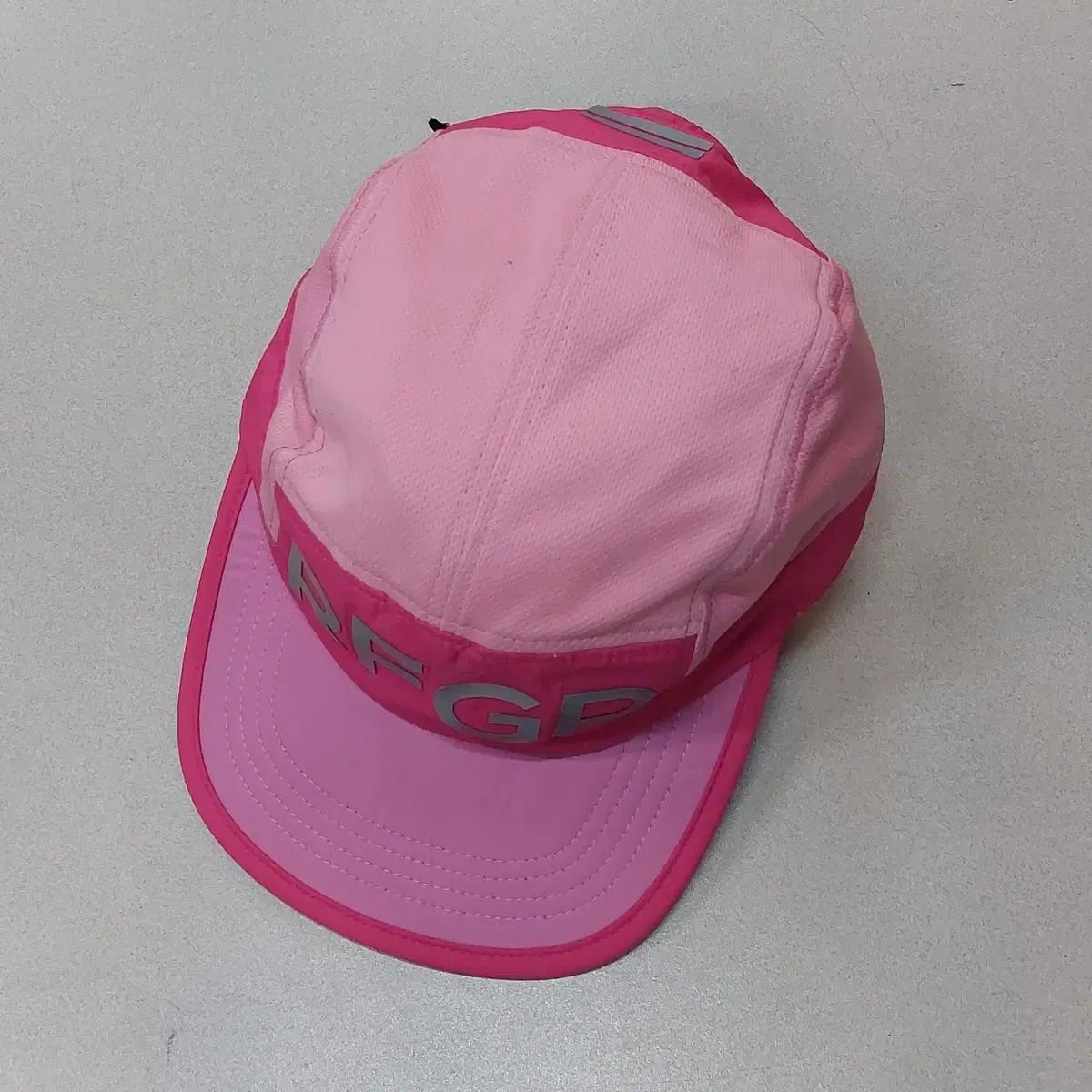 RUN FOR GOOD プロジェクト キッズ ベースボールキャップ 53-54 ピンク 春秋 16147