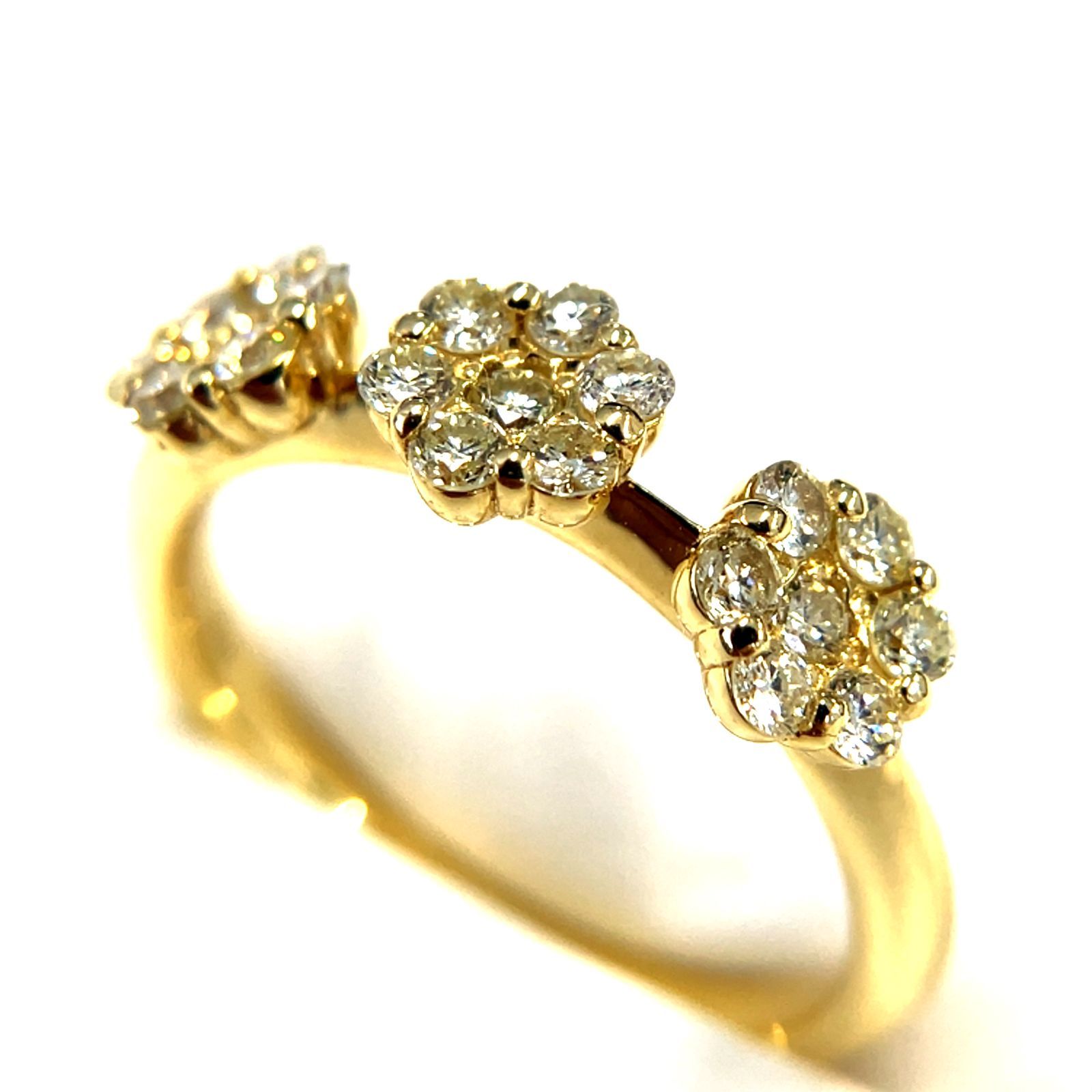 ダイヤモンド ゴールド リング K18