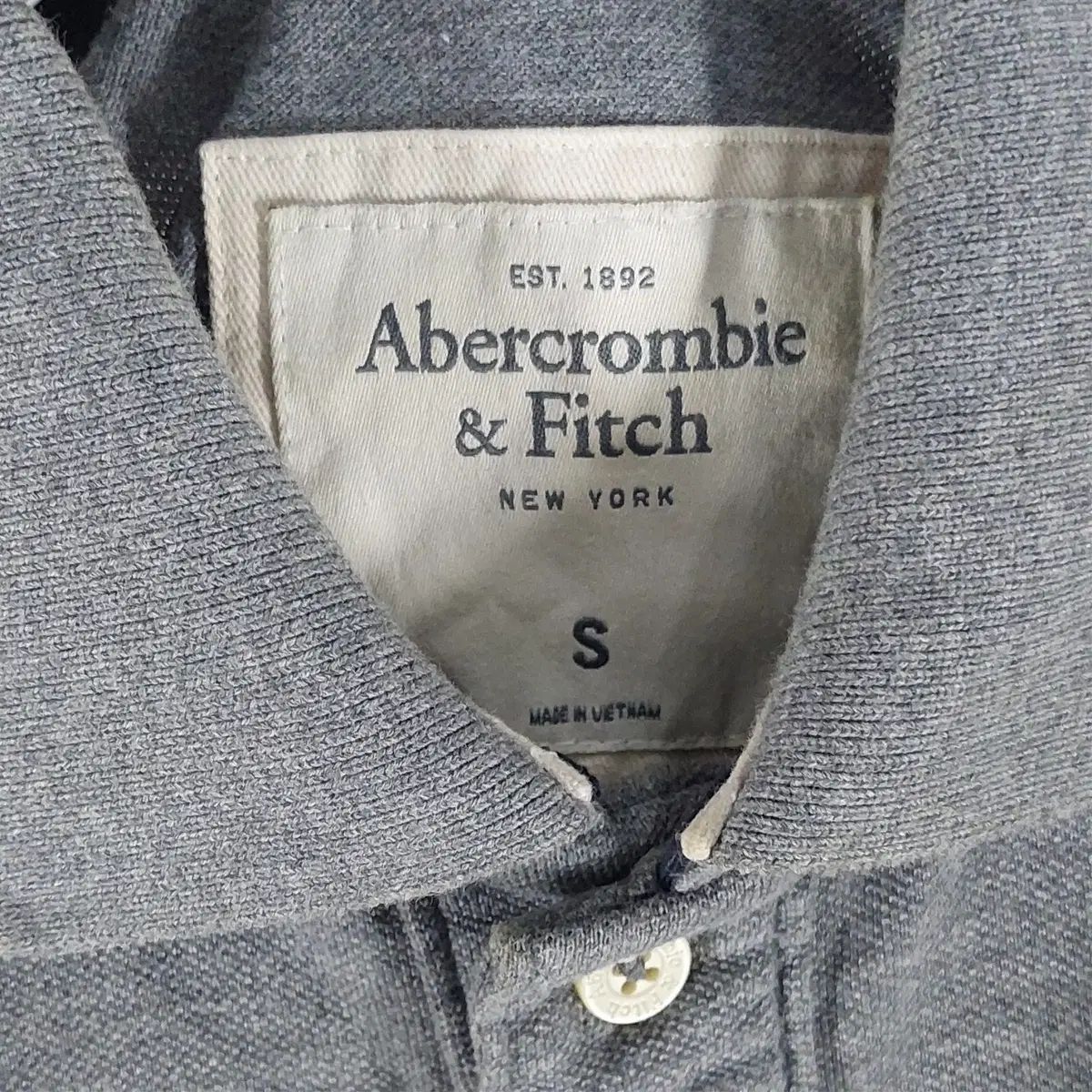 アバクロンビー メンズ95 半袖ポロシャツ 春 夏 グレー 00363