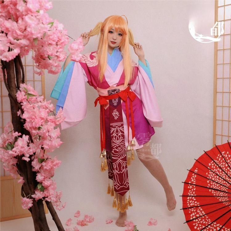 霧都アニメ 縁結びの妖狐ちゃん 塗山蘇蘇 漢服 コスプレ衣装 職人製作