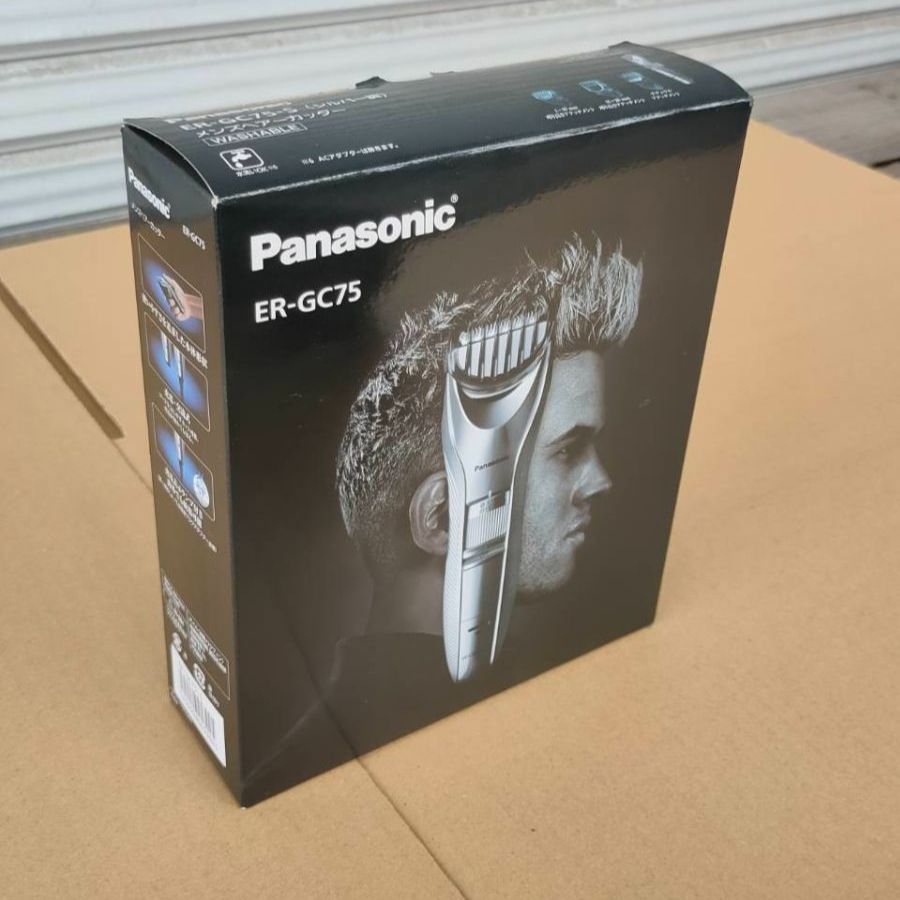Panasonic ER-GC75 未使用 完品 未拆封 Panasonic パナソニック ER-GC75-S シルバー調 ヘアカッター