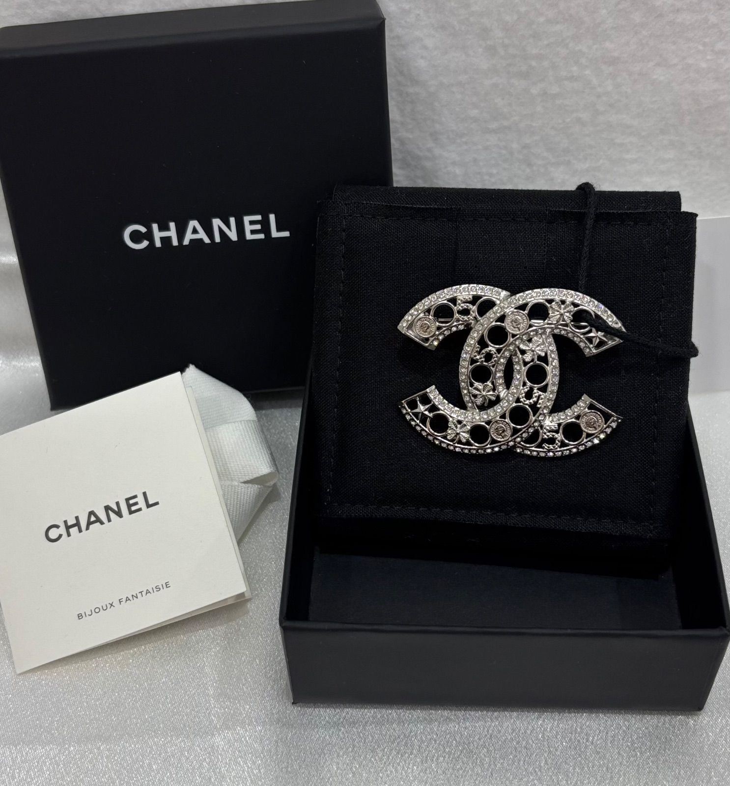 全セット CHANEL ココマーク ブローチ シルバー