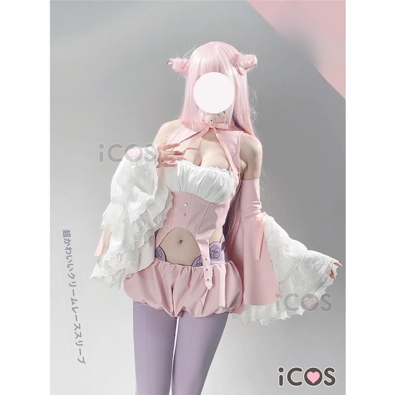 ICOS 魔法少女と悪が敵対しています 深森白夜 コスプレ衣装 職人製作