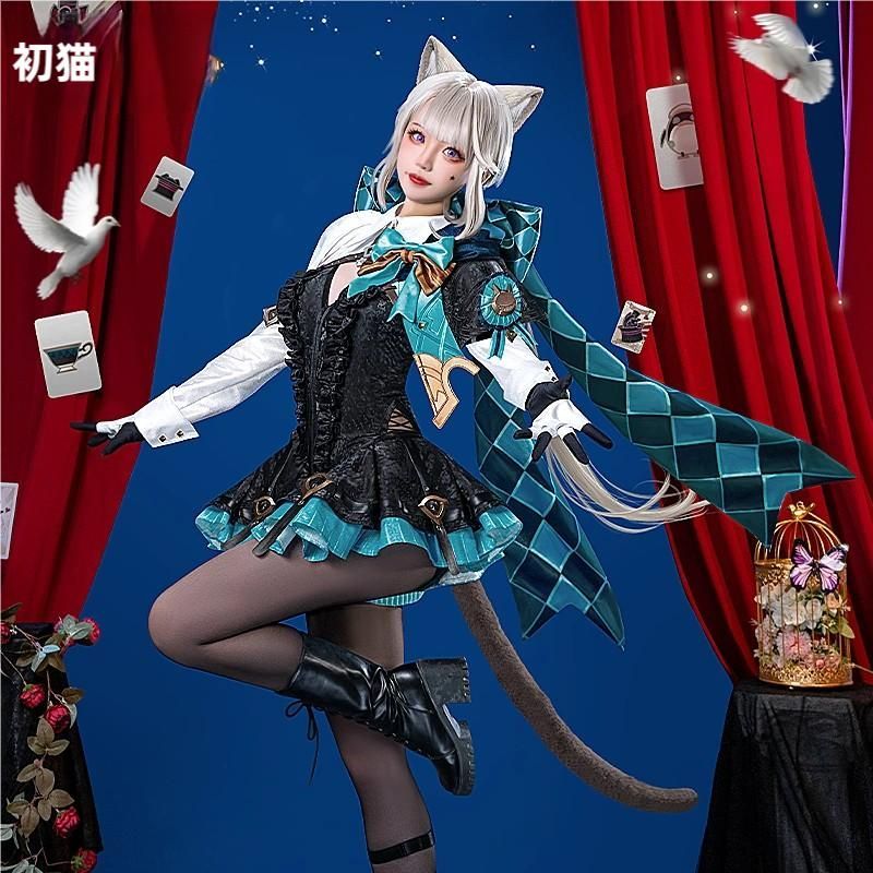 初獣猫 コスプレ衣装 女性用 二次元ゲーム衣装 職人製作