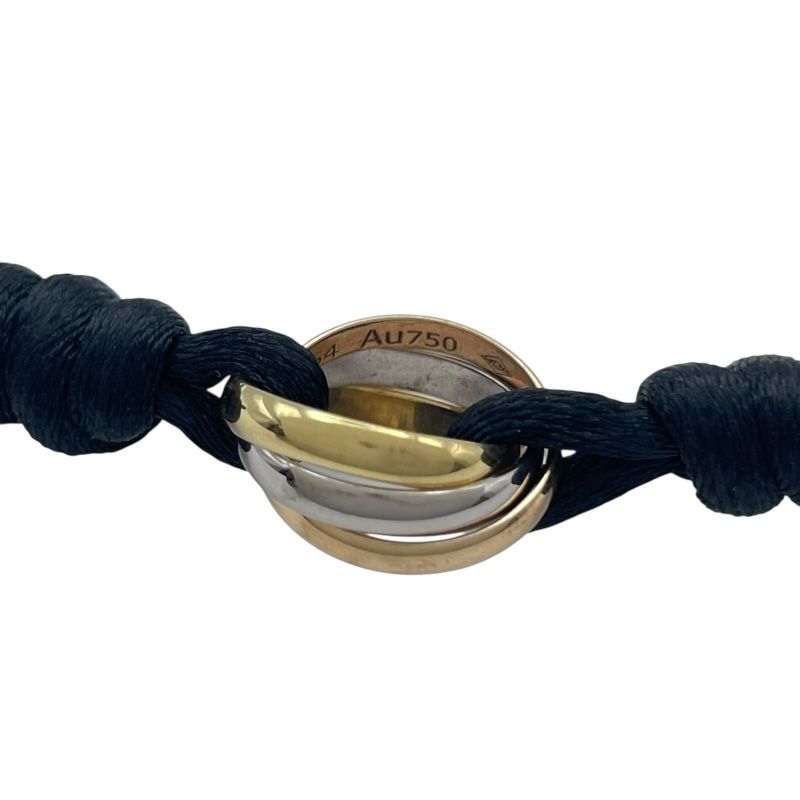 全国配信早速送料無料！ カルティエ Cartier トリニティブレス ゴールドxピンクゴールドxホワイトゴールド Au750 ジュエリー