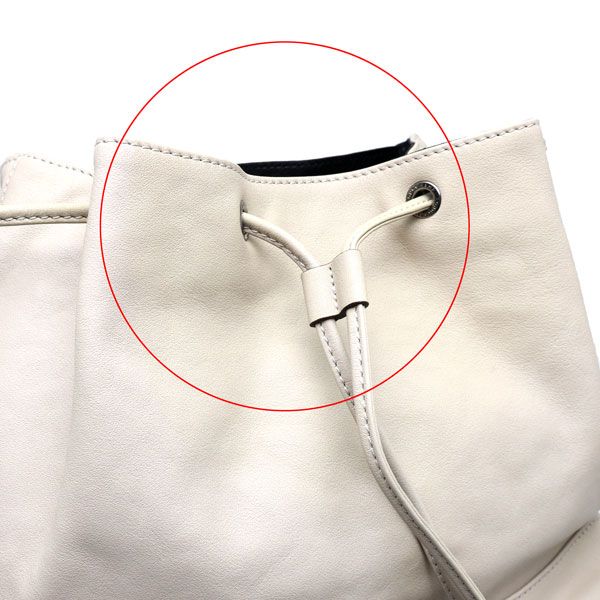 【楠本質店/元住吉】LONGCHAMP/ロンシャン　3D　バックパック　レザー　アイボリー系【中古】 楠本質店/元住吉】LONGCHAMP/ロンシャン 3D バックパック レザー