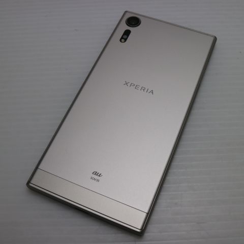 超美品 au SOV35 Xperia XZs シルバー 即日発送 スマホ SONY au 本体