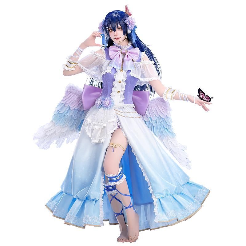 ラブライブ! 園田海未　コスプレ　ホワイトデー編覚醒後　衣装 Love Live! ラブライブ! 3月ホワイトデー編 クマくんと一緒 SR 覚醒後