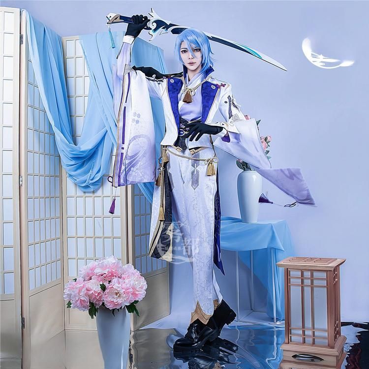 霧都アニメ 原神 神里家 神里綾人 COS衣装 コスプレ ゲーム衣装 二次元セット フルセット 職人製作