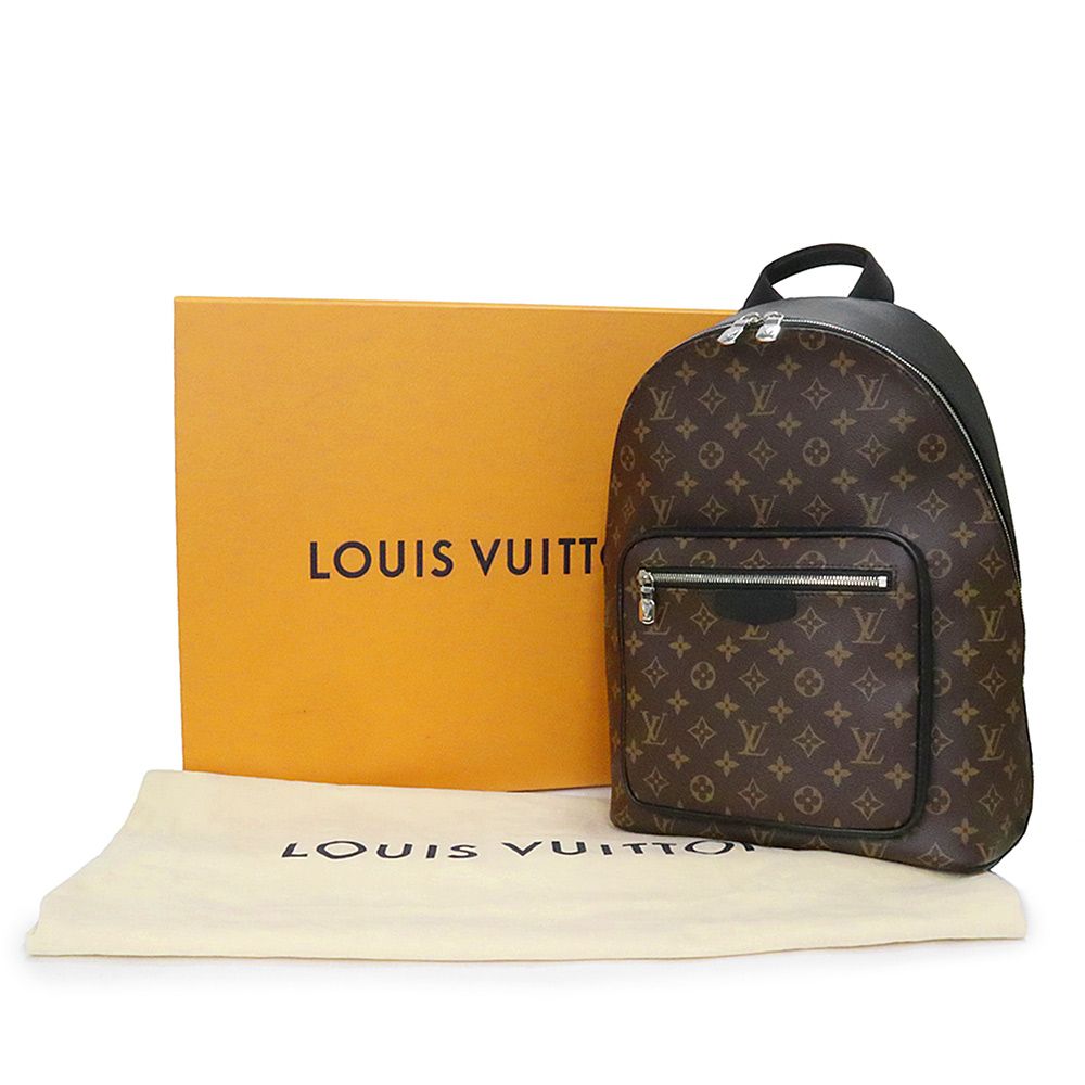 ルイ ヴィトン ジョッシュ NV リュック デイパック バックパック モノグラムマカサー ブラウン ブラック シルバー金具 M45349 LOUIS VUITTON