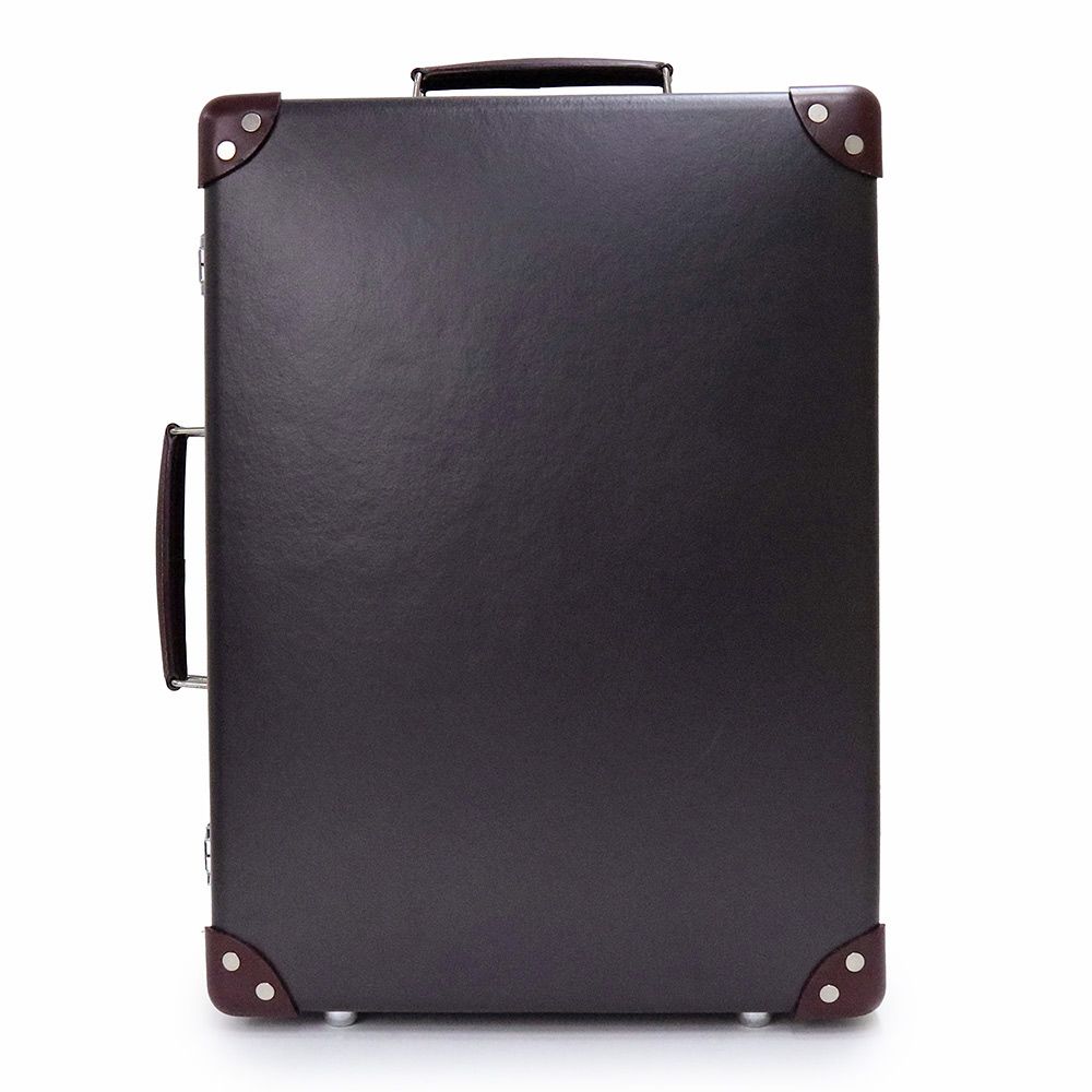 グローブトロッター センテナリー スモール キャリーオン キャリーバッグ スーツケース ヴァルカナイズドファイバーボード ブラウン バーガンディ シルバー金具 GLOBE TROTTER