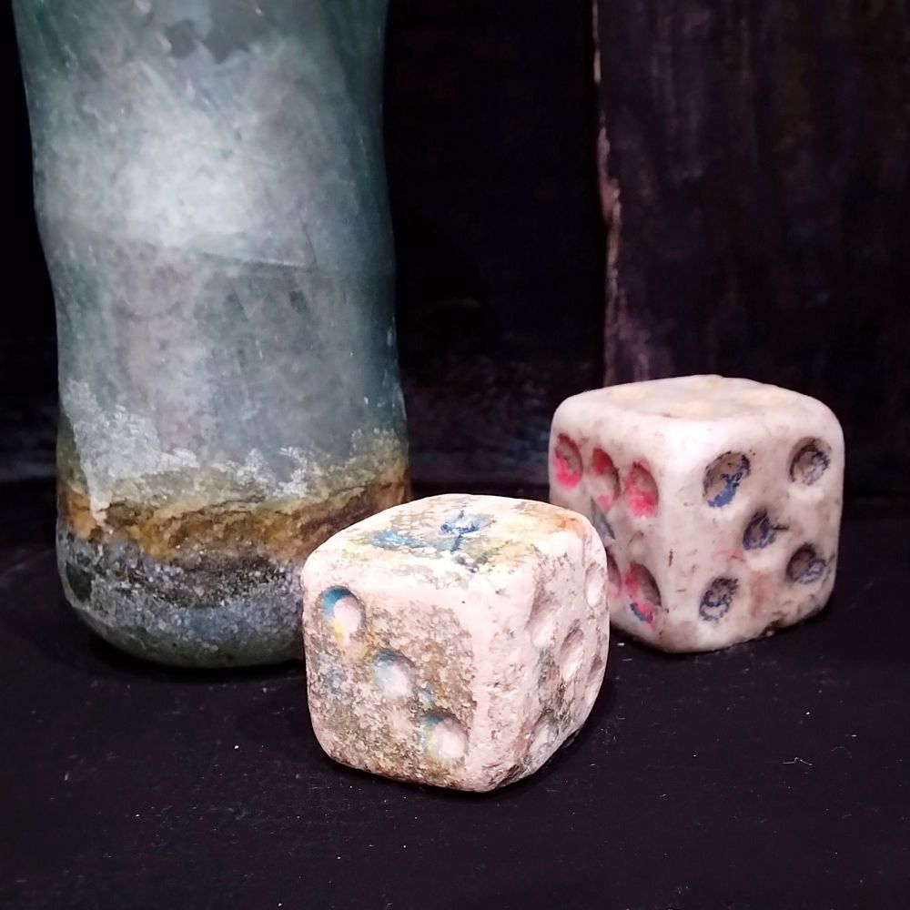 内野隆文 瓶とダイス オブジェ 立体作品 現代美術 現代アート