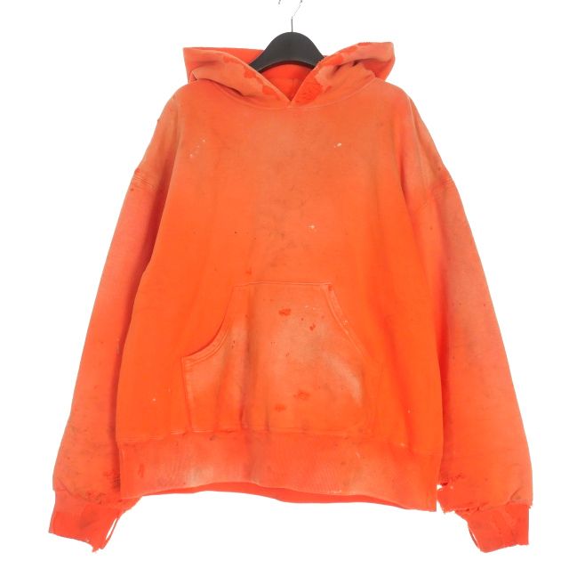 セントマイケル SAINTMICHAEL × BerBerJin 25AW DOUBLE FACE HOODIE SAINT フーディ パーカー 長袖 XL オレンジ SM-HR1-0000-C57