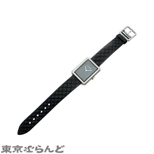 シャネル CHANEL ボーイフレンド H6585 ブラック SS レザー スクエア