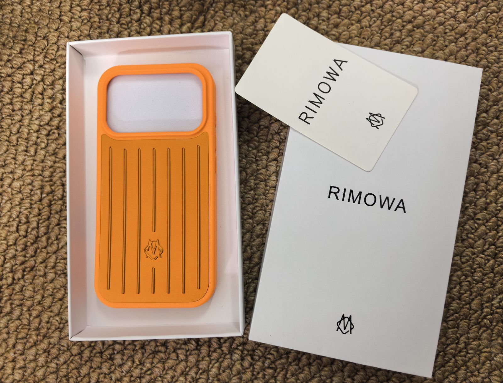 RIMOWA オレンジ ストライプ iPhone17proMax ケース