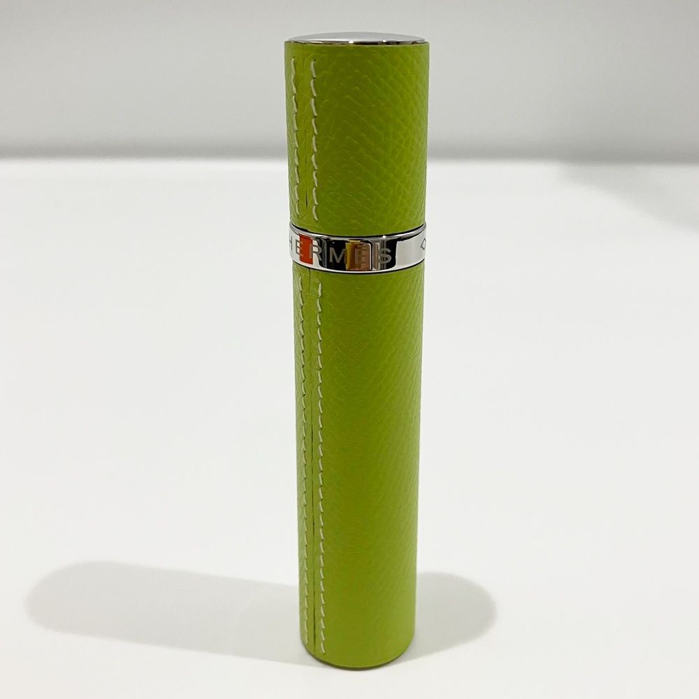 エルメス レフィラブル アトマイザー エプソン 香水 ケース グリーン 10 mlボトル レディース メンズ HERMES Aランク