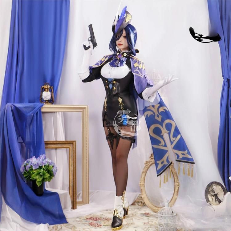 霧都アニメ 原神 クロリンデ COS衣装 フルセット C服 ゲーム衣装 コスプレ 職人製作