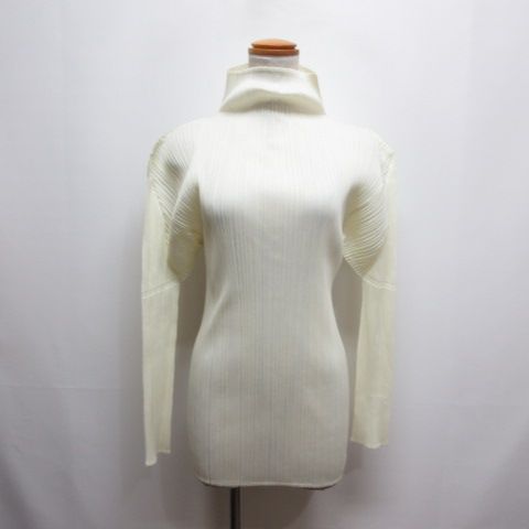 プリーツプリーズ PLEATS PLEASE ISSEY MIYAKE 美品 ハイネック 長袖