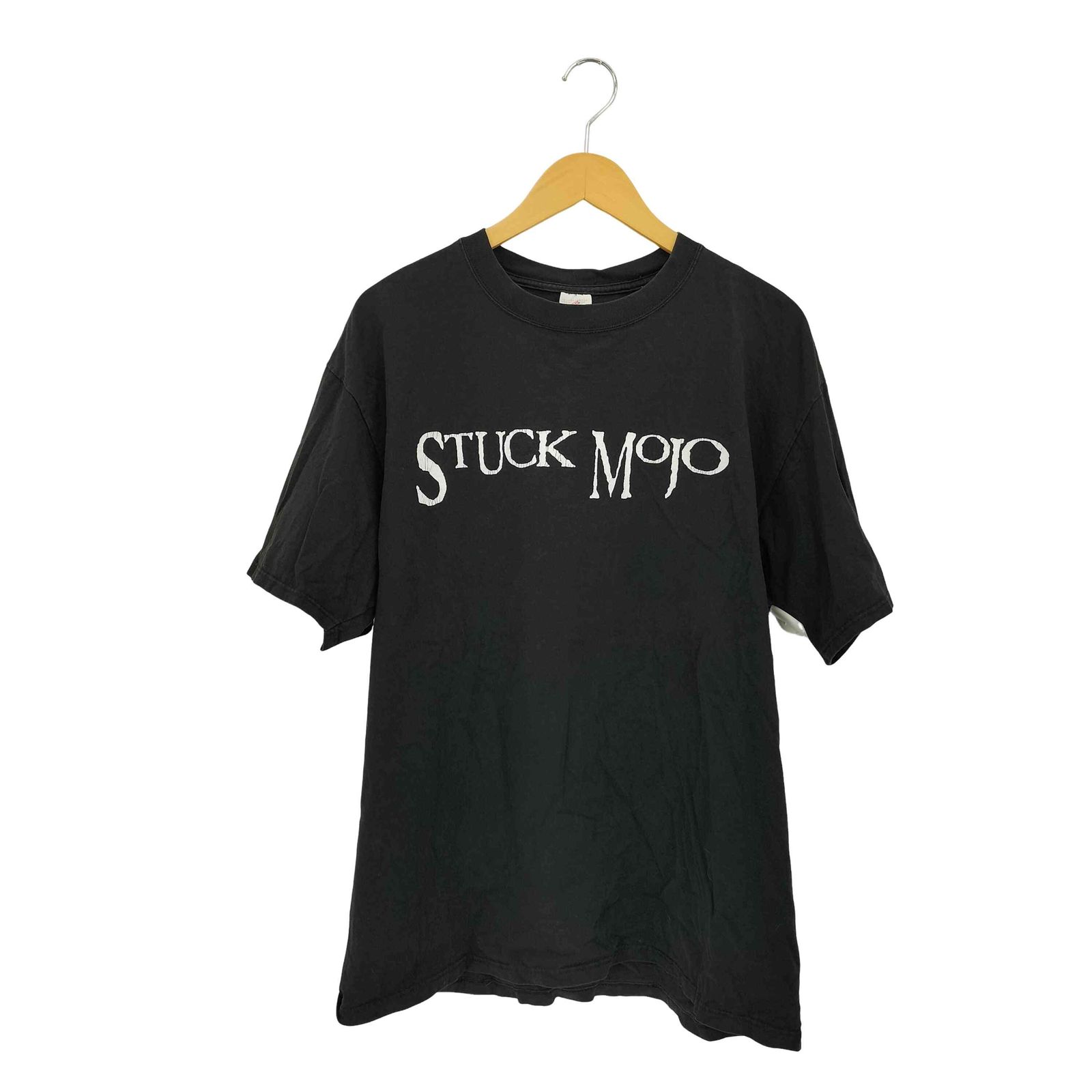 ジャージーズ JERZEES 00s USA製 両面プリント バンド クルーネックT