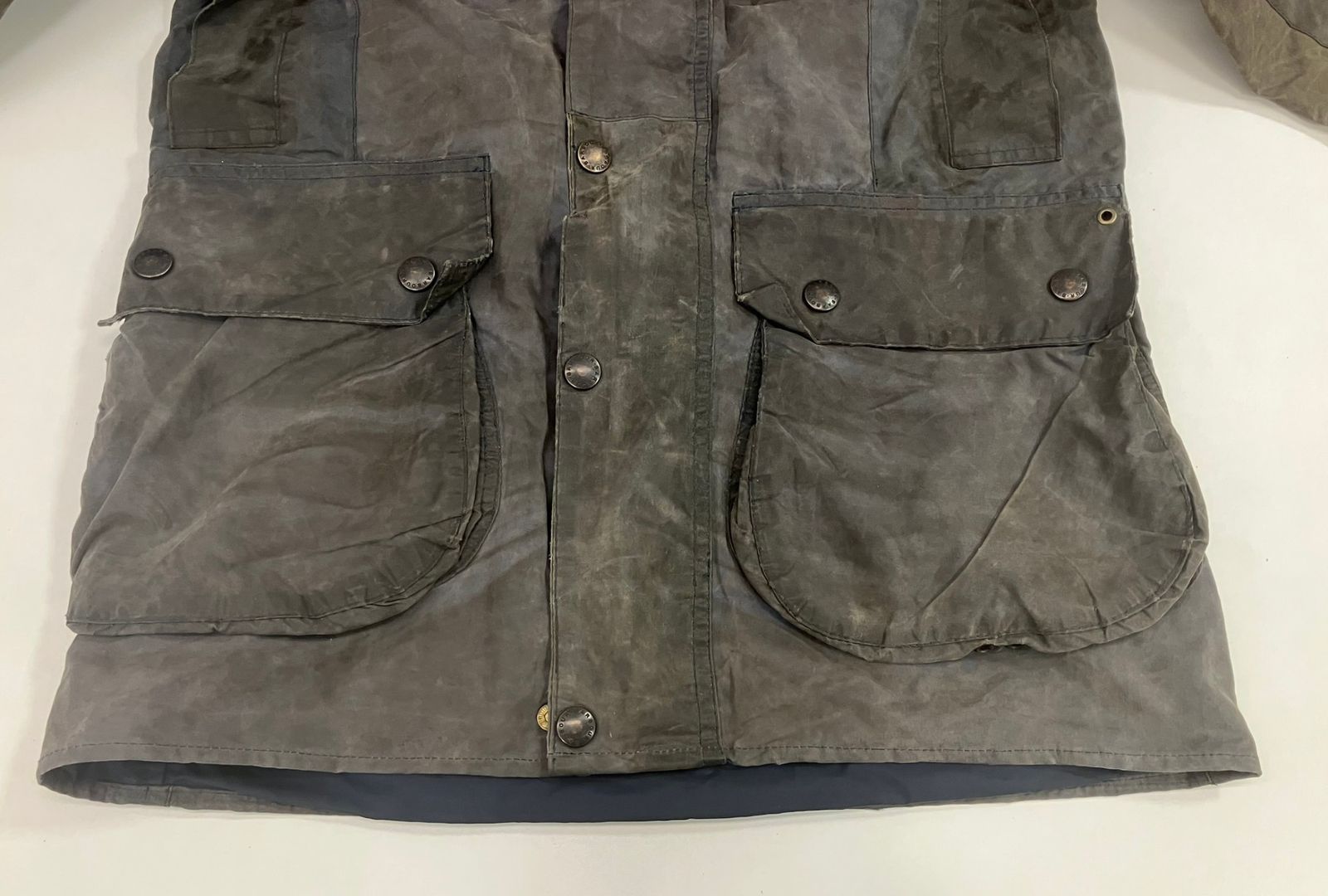 バブアー BARBOUR 90's 90年代 3ワラント BORDER ボーダー ワックス