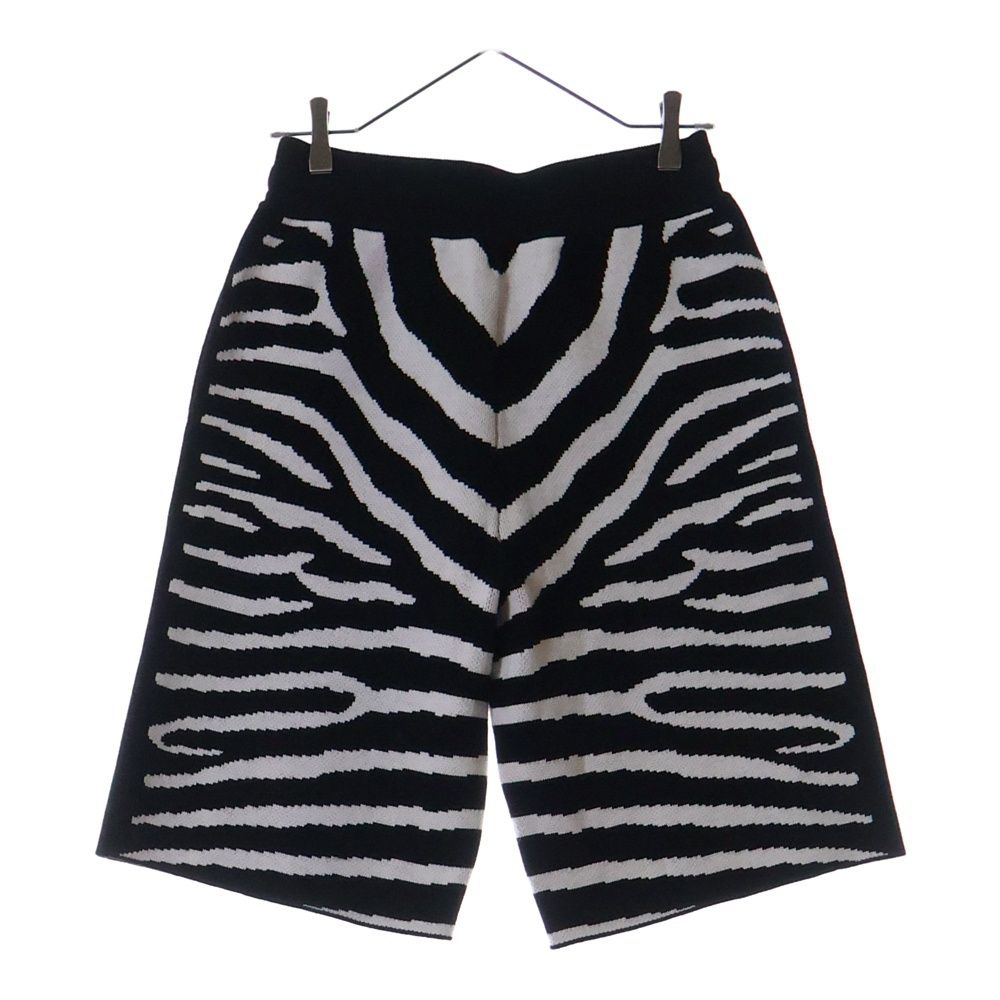 BURBERRY (バーバリー) ゼブラ総柄 ラバーロゴワッペン ジャガード