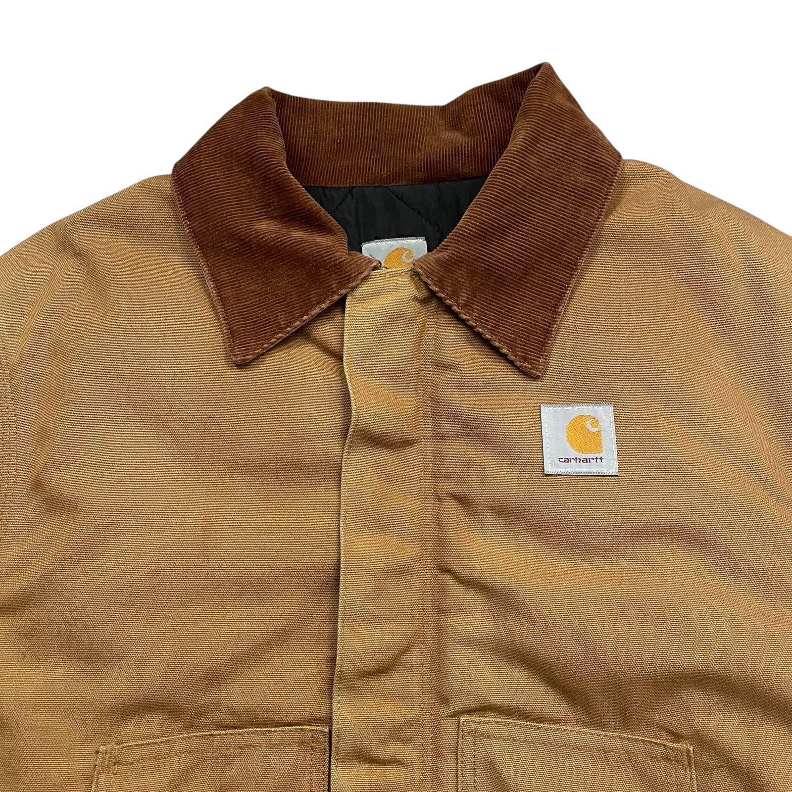00s カーハート J02 ダック トラディショナル ジャケット 短丈 キャメル サイズ 48 アメリカ製