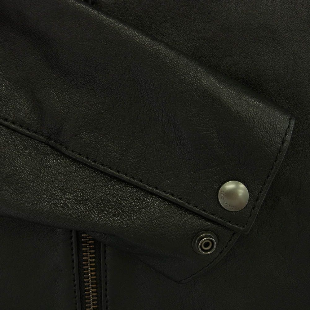 COACH コーチ レザー シングル ライダースジャケット ブラック系 XS