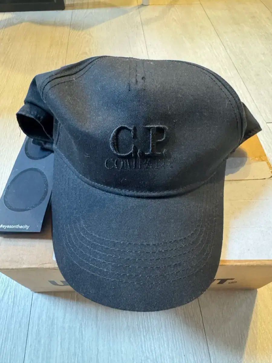 C.P. COMPANY シーピーカンパニー ゴーグル ベースボールキャップ 20FW ブラック Mサイズ