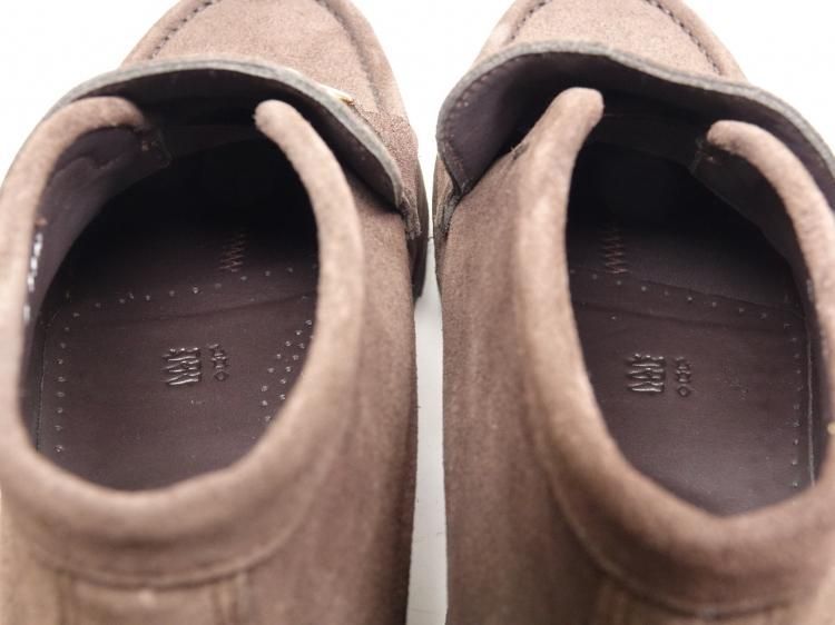  675 1028 程度 パラブーツ CORMONT マッケイ製法 ダークブラウン スエード ８ チャッカブーツ ブーツ 革靴