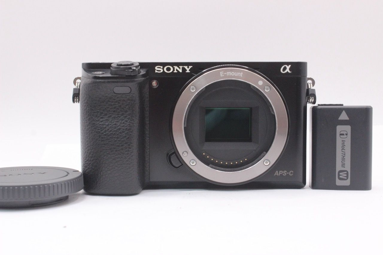 ソニー SONY α6000 ボディ ILCE-6000 B ブラック 0224 h RO3281